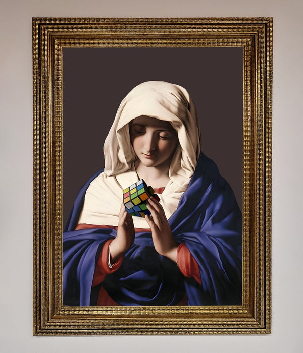 Renaissance Rubik Cube Framed Wall Art - Hi Society