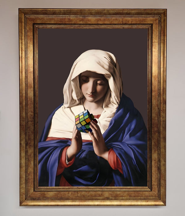 Renaissance Rubik Cube Framed Wall Art - Hi Society