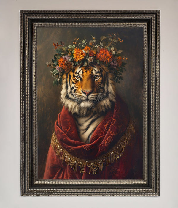 Renaissance Tiger Framed Wall Art - Hi Society