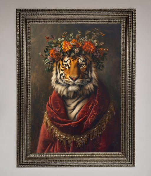 Renaissance Tiger Framed Wall Art - Hi Society