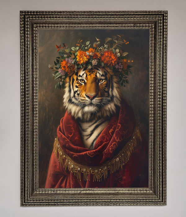 Renaissance Tiger Framed Wall Art - Hi Society