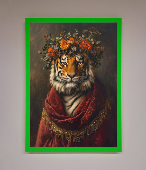 Renaissance Tiger Framed Wall Art - Hi Society