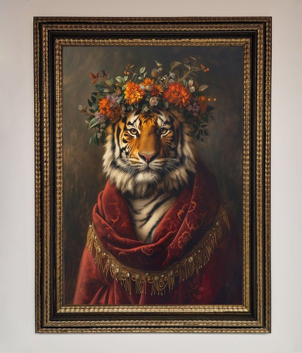 Renaissance Tiger Framed Wall Art - Hi Society