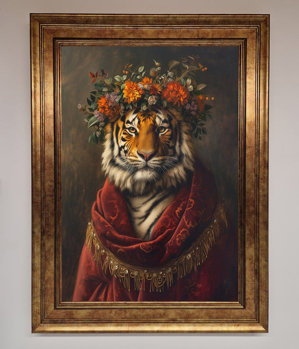 Renaissance Tiger Framed Wall Art - Hi Society