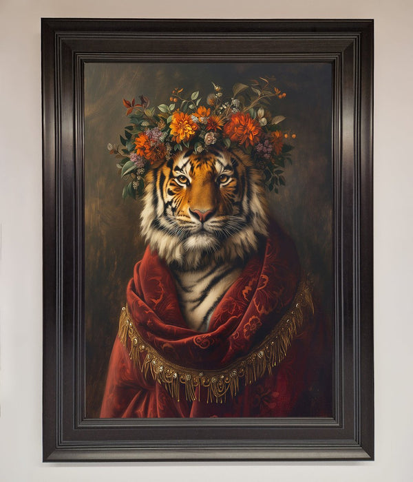 Renaissance Tiger Framed Wall Art - Hi Society