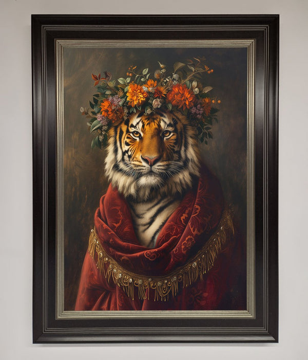 Renaissance Tiger Framed Wall Art - Hi Society
