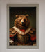 Rennaissance Bear Framed Poster - Hi Society