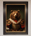 Rennaissance Bear Framed Poster - Hi Society