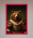 Rennaissance Bear Framed Poster - Hi Society