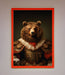 Rennaissance Bear Framed Poster - Hi Society