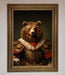 Rennaissance Bear Framed Poster - Hi Society