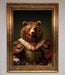 Rennaissance Bear Framed Poster - Hi Society