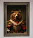 Rennaissance Bear Framed Poster - Hi Society