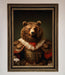 Rennaissance Bear Framed Poster - Hi Society