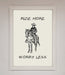 Ride More Worry Less Framed Wall Art - Hi Society