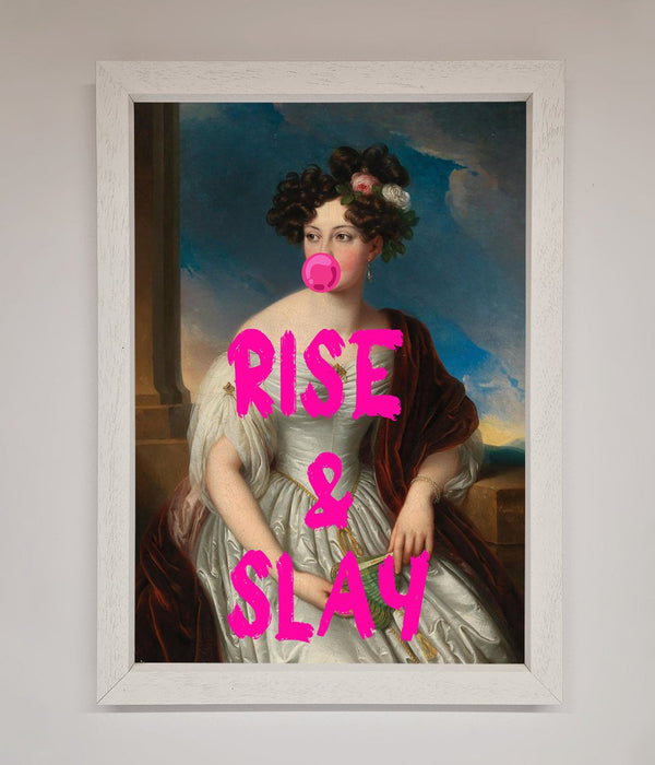 Rise And Slay Framed Wall Art - Hi Society