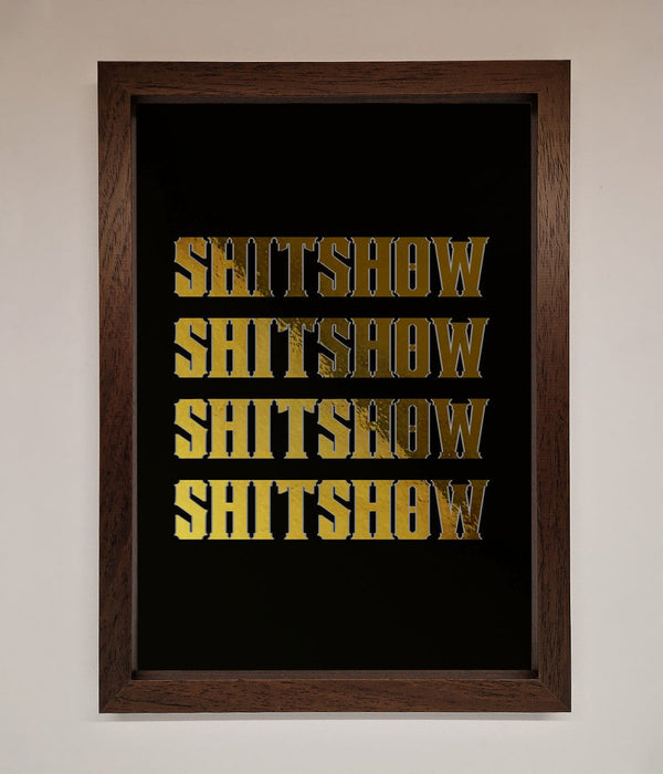 Rude Quote Foil Print - Hi Society