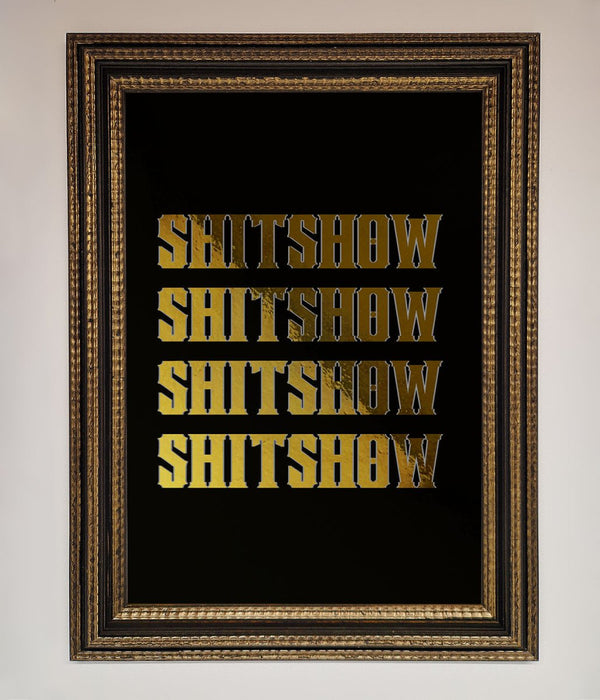 Rude Quote Foil Print - Hi Society