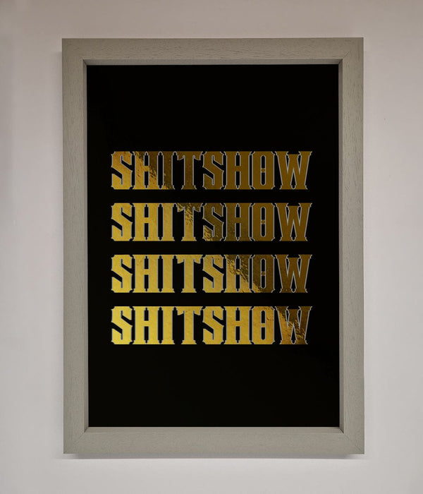 Rude Quote Foil Print - Hi Society