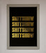 Rude Quote Foil Print - Hi Society