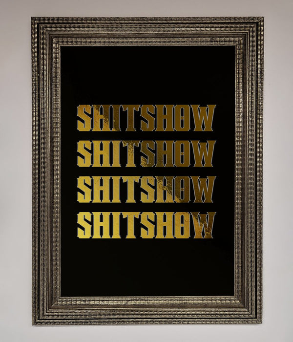 Rude Quote Foil Print - Hi Society