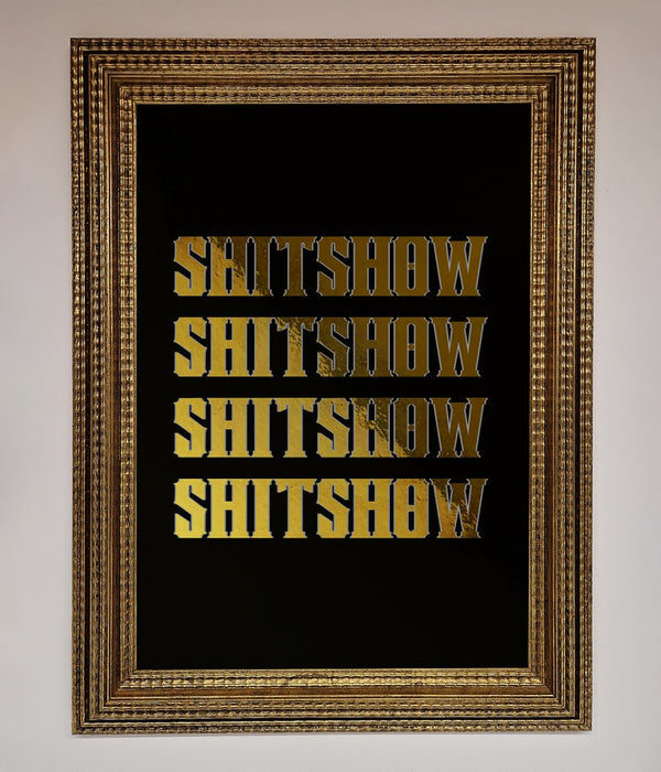 Rude Quote Foil Print - Hi Society