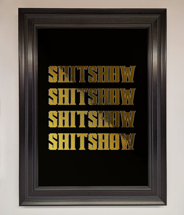 Rude Quote Foil Print - Hi Society