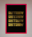 Rude Quote Foil Print - Hi Society