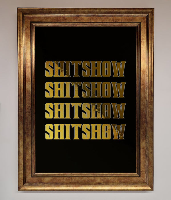 Rude Quote Foil Print - Hi Society