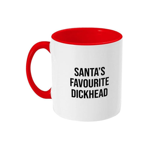 Santa's Favourite Dickhead Christmas Mug - Hi Society