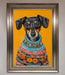 Sausage Dog In A Sweater Framed Print - Hi Society