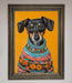 Sausage Dog In A Sweater Framed Print - Hi Society