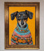 Sausage Dog In A Sweater Framed Print - Hi Society
