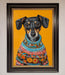 Sausage Dog In A Sweater Framed Print - Hi Society