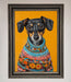 Sausage Dog In A Sweater Framed Print - Hi Society