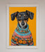 Sausage Dog In A Sweater Framed Print - Hi Society
