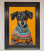 Sausage Dog In A Sweater Framed Print - Hi Society