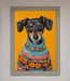 Sausage Dog In A Sweater Framed Print - Hi Society