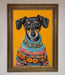 Sausage Dog In A Sweater Framed Print - Hi Society