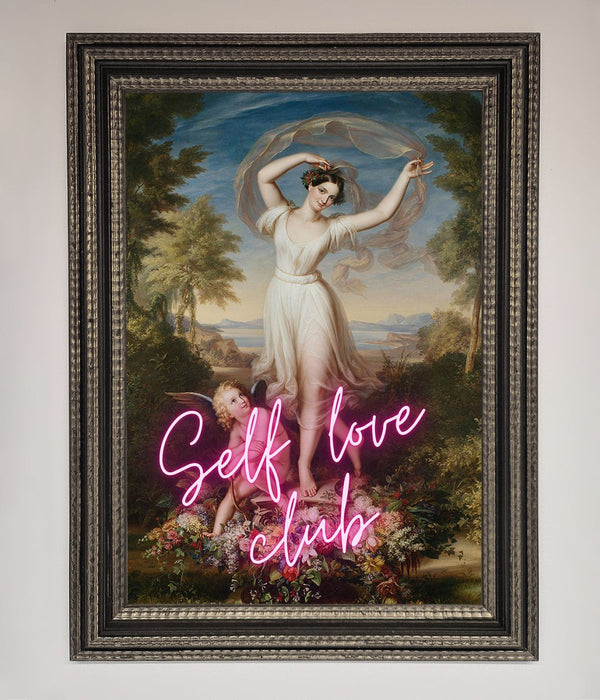 Self Love Club Framed Wall Art - Hi Society