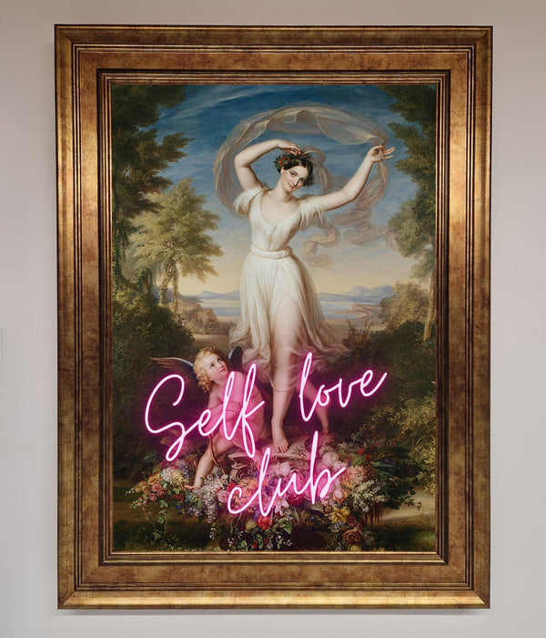 Self Love Club Framed Wall Art - Hi Society