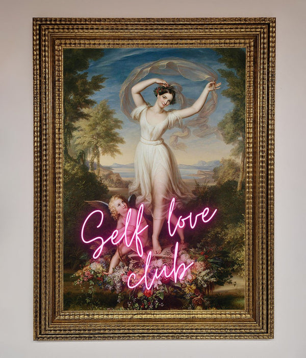 Self Love Club Framed Wall Art - Hi Society