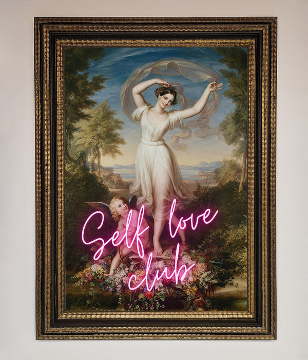 Self Love Club Framed Wall Art - Hi Society