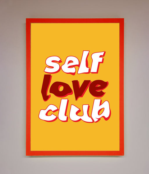 Self Love Club Quote Framed Wall Art - Hi Society