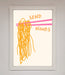Send Noods Framed Poster - Hi Society