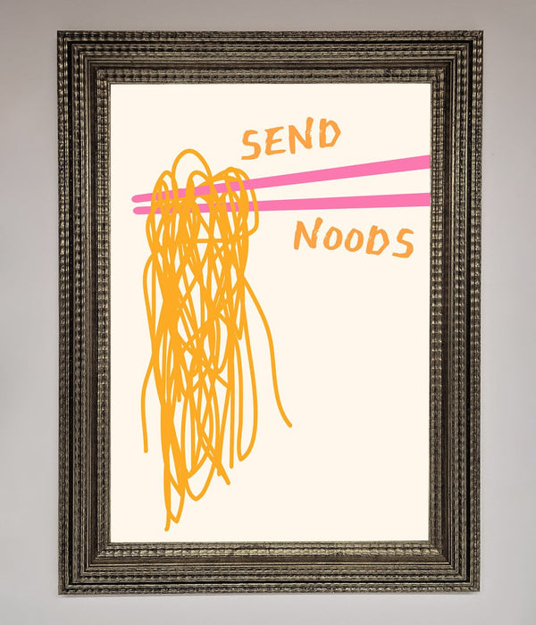 Send Noods Framed Poster - Hi Society