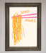 Send Noods Framed Poster - Hi Society