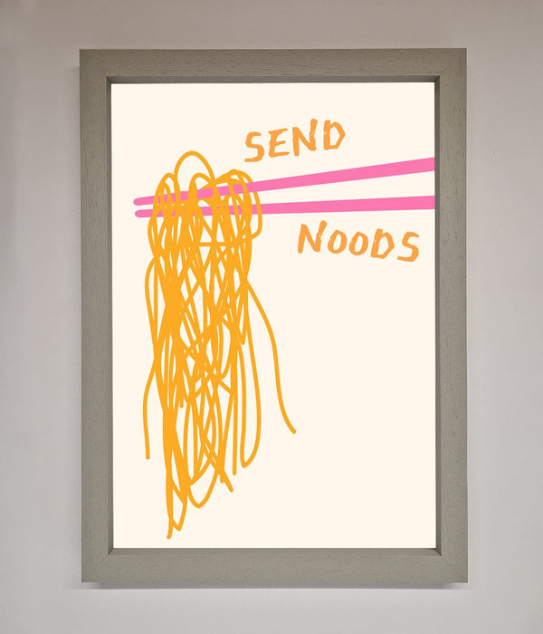 Send Noods Framed Poster - Hi Society