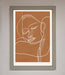 Sepia Lines Framed Wall Art - Hi Society