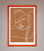 Sepia Lines Framed Wall Art - Hi Society
